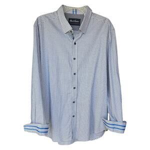 Robert Graham Shirt Mens 2XL Tailored Fit Modern Americana Flip Cuff